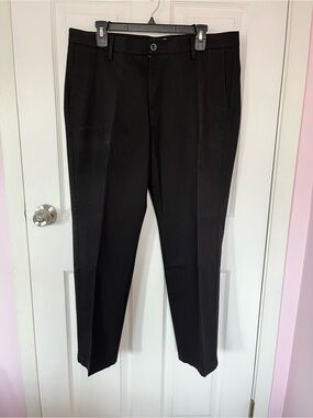 Dockers Black Men's Dress Pants - Tailored Straight Fit 36x29